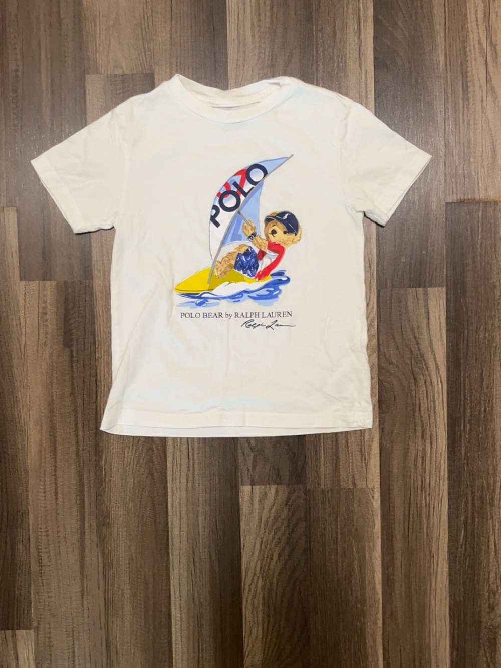 POLO RALPH LAUREN Polo Bear Kids White 6 Shirt